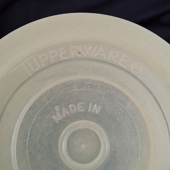 Vintage Collectible Tupperware #122-6 Snack Cup Yellow NoLid D 2 3/8xH 2 3/8  In - Picture 8 of 9